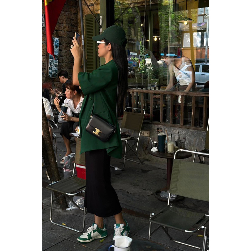 | Chang Tròn | Sét Blazer kèm Đầm Dây Bigsize