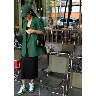 | Chang Tròn | Sét Blazer kèm Đầm Dây Bigsize