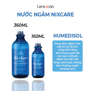 Nước ngâm lens xoắn chăm sóc mắt độ ẩm tốt chính hãng olens nixcare