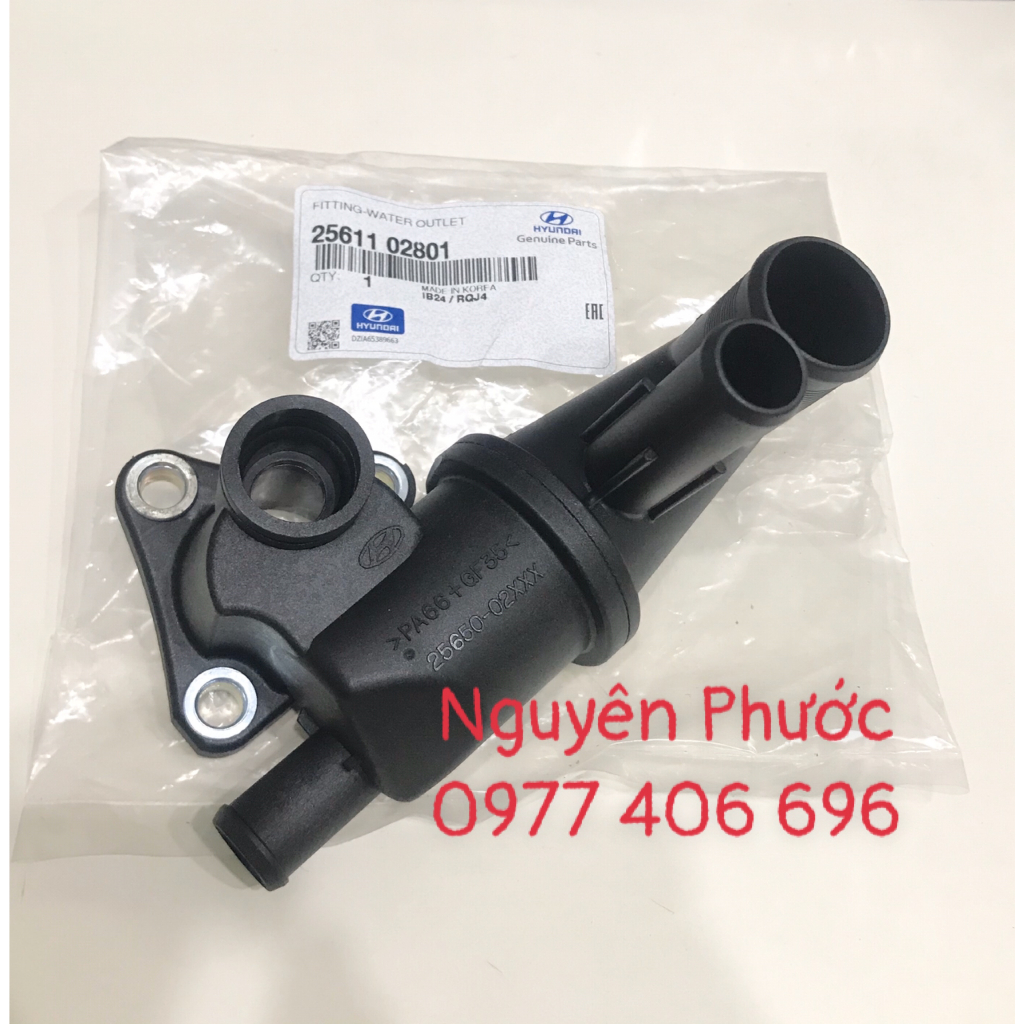 Ống chia nước/ Cút chia nước bắt cảm biến HYUNDAI GETZ 1.1 - Hàng xịn chính hãng 2561102801/2565002801