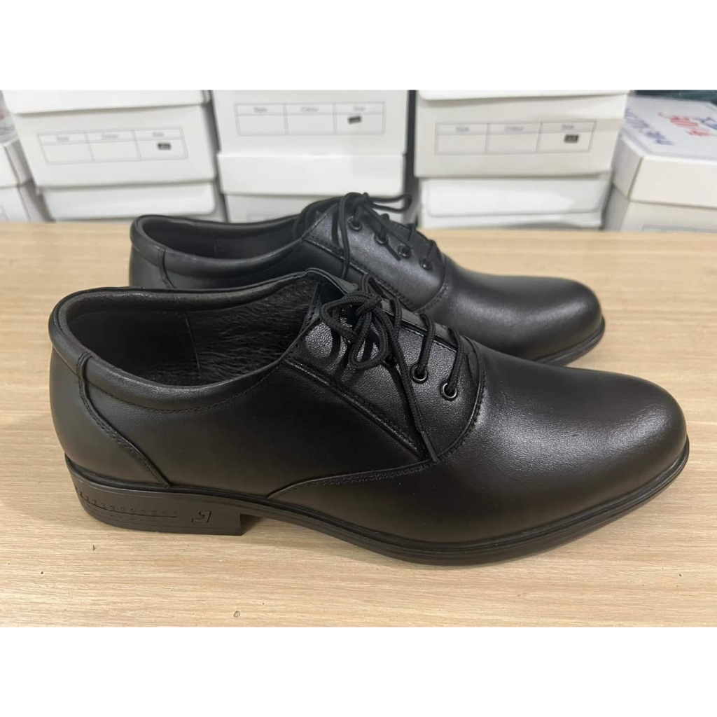 GIÀY DA NAM CÔNG SỞ- DA THẬT 100%, CÓ KHÂU ĐẾ, BẢO HÀNH 12 THÁNG