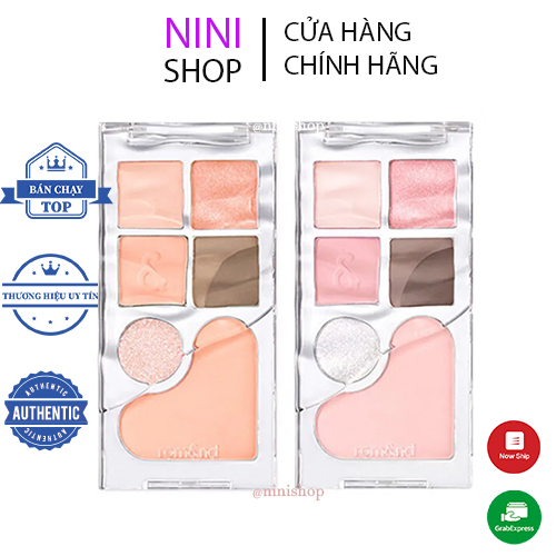 Bảng phấn mắt Romand Bare Layer Palette - 2 Colours to Choose - ninishop