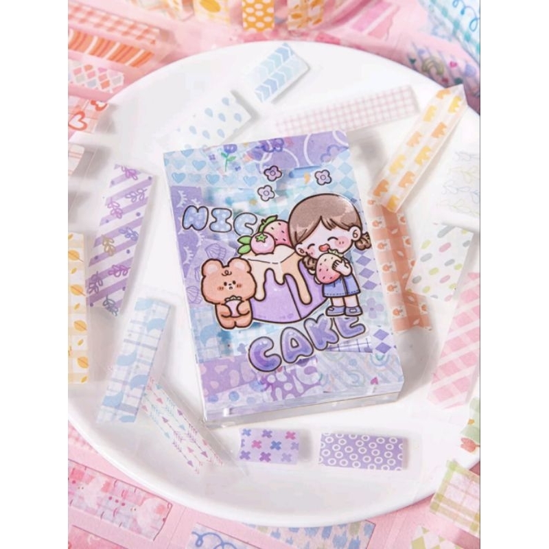 Chiết băng keo trang trí washi tape nhiều màu