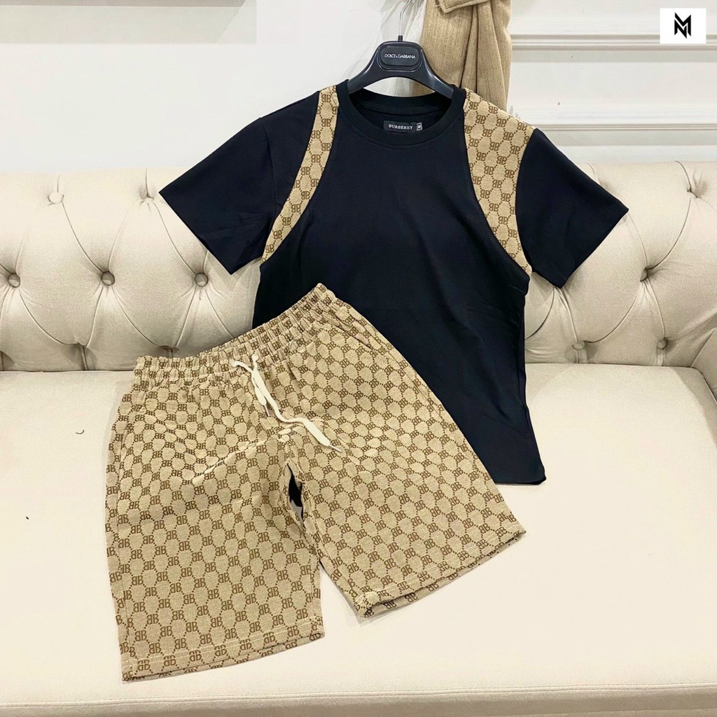 Bộ Thể Thao BBR Cộc Tay Chất Cotton Dày Dặn Full Box- Set Cộc Tay Nam Siêu Rẻ Chất Co Giãn Thoáng Mát