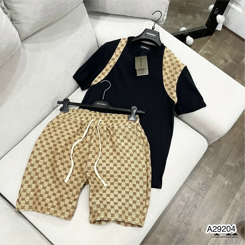 Bộ Thể Thao BBR Cộc Tay Chất Cotton Dày Dặn Full Box- Set Cộc Tay Nam Siêu Rẻ Chất Co Giãn Thoáng Mát