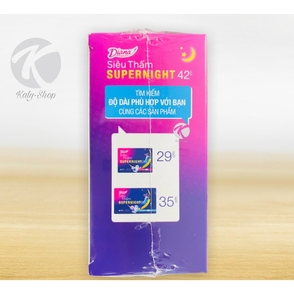 Băng Vệ Sinh Ban Đêm Diana Super Night Siêu Thấm Chống Tràn 42 cm