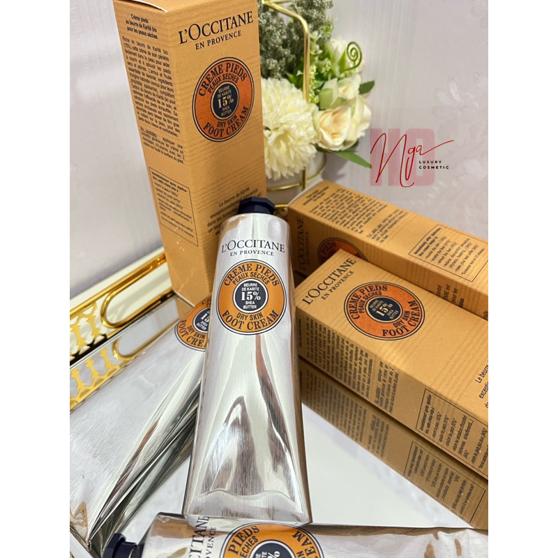 Kem Dưỡng Da Chân L'Occitane Shea Butter Foot Cream 150ml