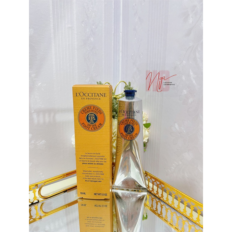 Kem Dưỡng Da Chân L'Occitane Shea Butter Foot Cream 150ml