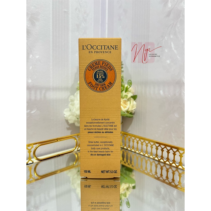 Kem Dưỡng Da Chân L'Occitane Shea Butter Foot Cream 150ml