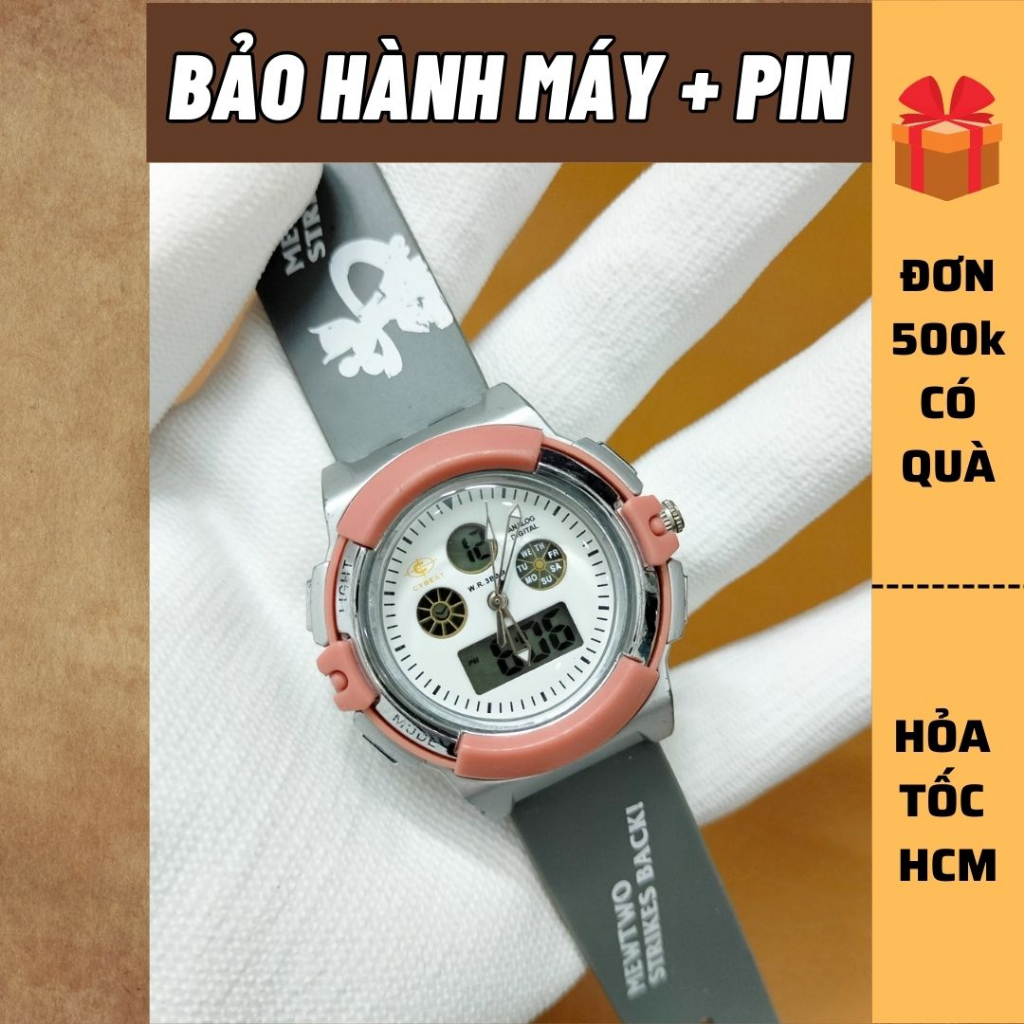 Đồng hồ trẻ em Jaxis hàng si vừa kim vừa điện tử [Gò Vấp/Hỏa Tốc]