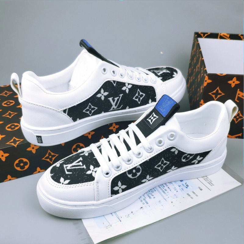 Giày thể thao nam hot trend, giày l.v nam cao cấp,Full Bill Box đủ size 38-43