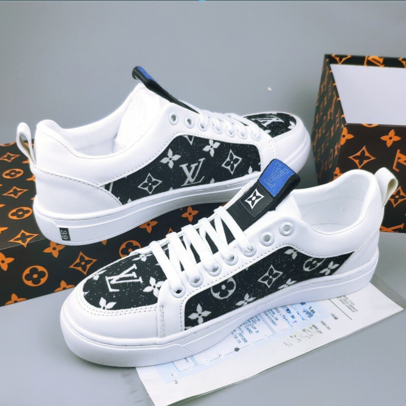 Giày thể thao nam hot trend, giày l.v nam cao cấp,Full Bill Box đủ size 38-43