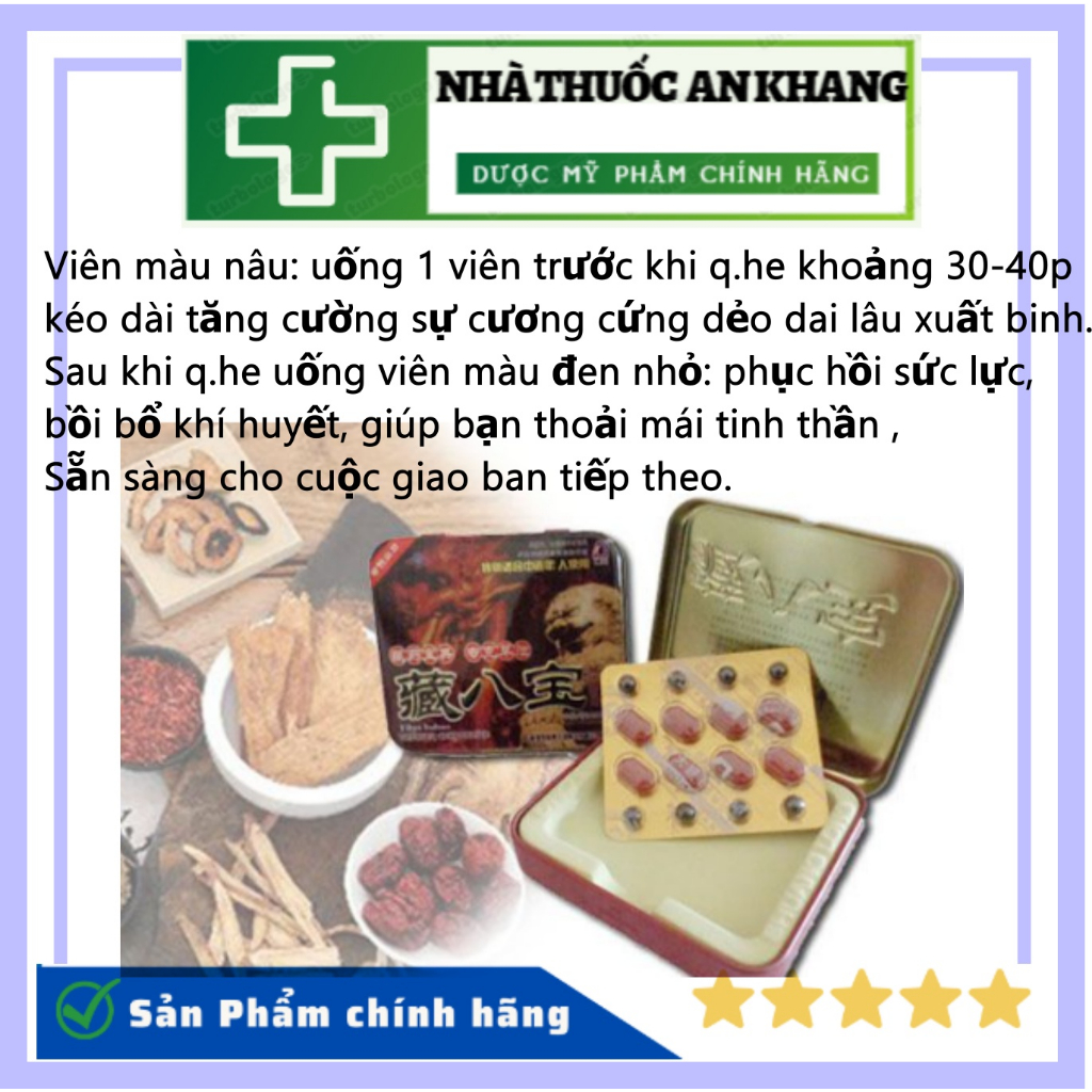 Viên rồng đỏ TIBET BABAO cao cấp tăng cường kéo dài phong độ nam  - hàng chính hãng