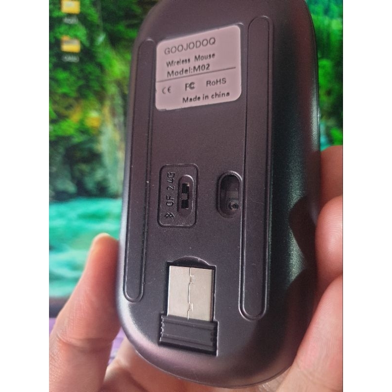 Chuột không dây GOOJODOQ Bluetooth _2.4 Ghz