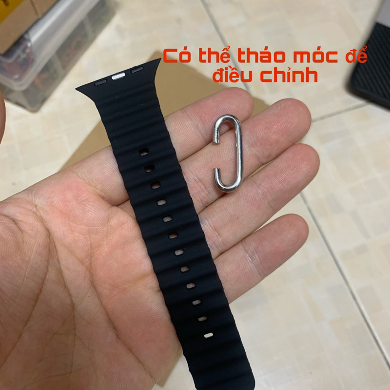 Dây Đeo Silicon OCEAN STRAP Dành Cho AW 9/8/7/6/5/4/3/2/1 HUSA