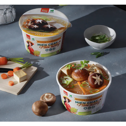 Miến Chay Nấm Hương Lá Bồ Đề Tô