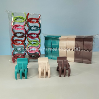 Sỉ 1 lố 12 chiếc kẹp gắp tóc | Kẹp càng cua 5 răng | Tóc mỏng | Hình thật 100%