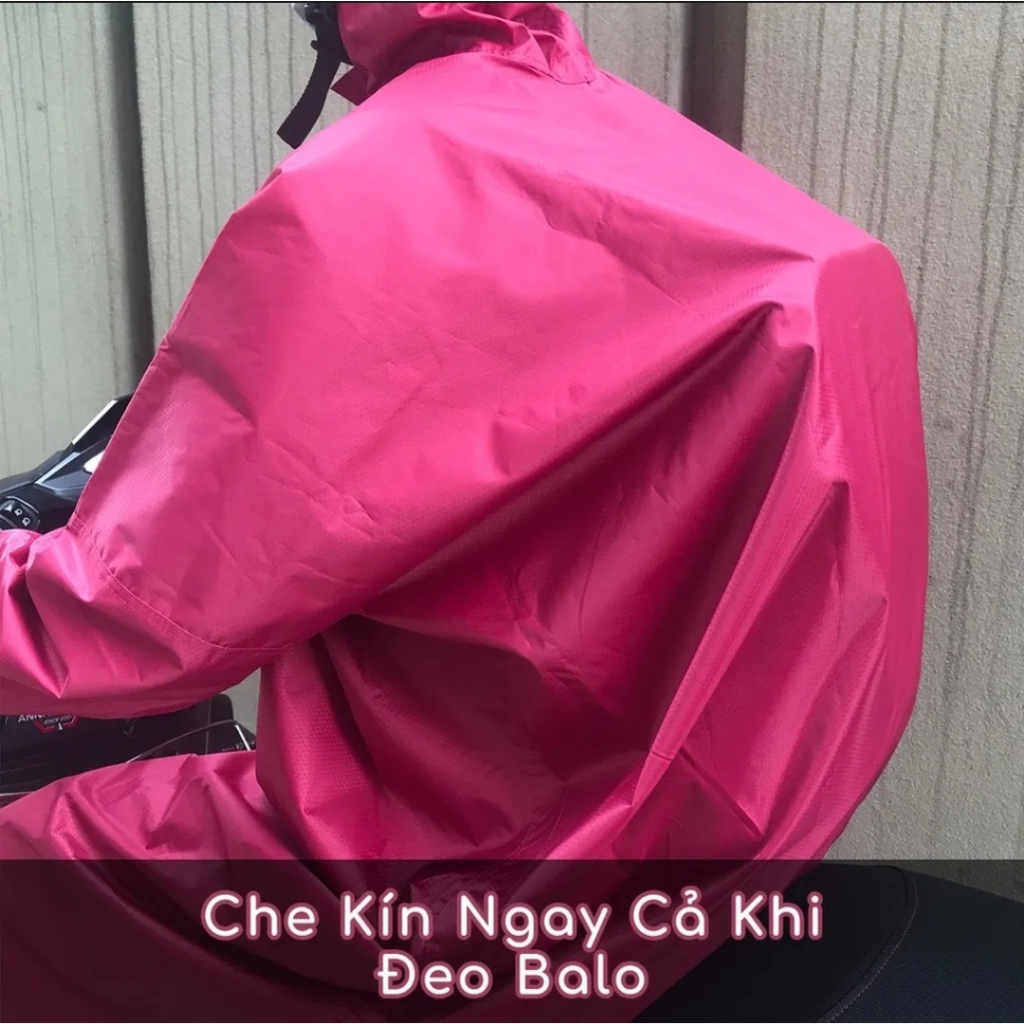 Áo mưa BÍT - Áo mưa kín vải dù siêu bền
