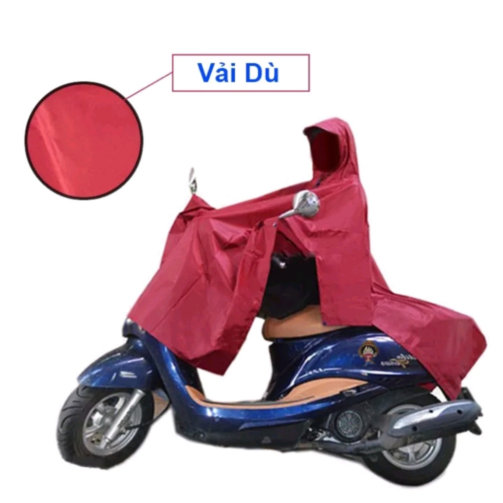 Áo Mưa Vải Dù Da Cá Xẻ Tà Cánh Dơi  - Hàng Xưởng Việt Nam