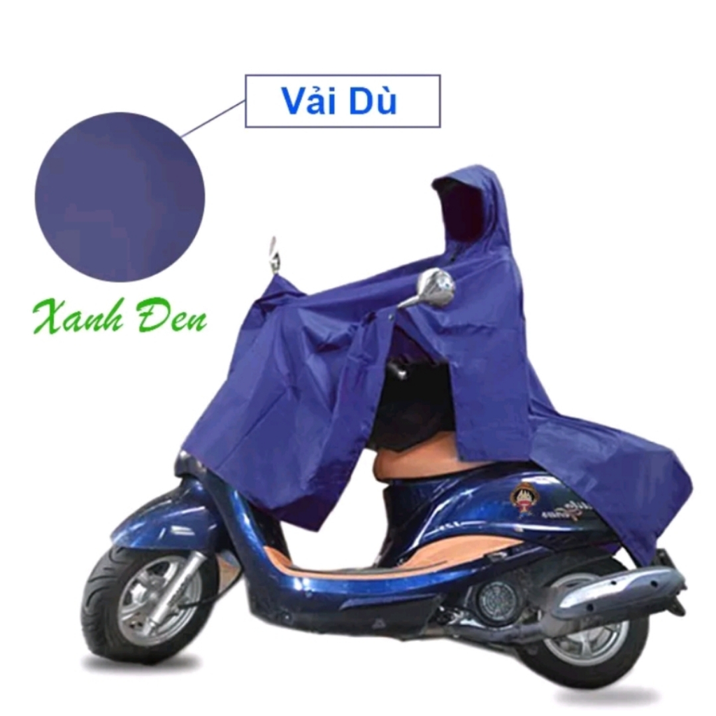 Áo Mưa Vải Dù Da Cá Xẻ Tà Cánh Dơi  - Hàng Xưởng Việt Nam