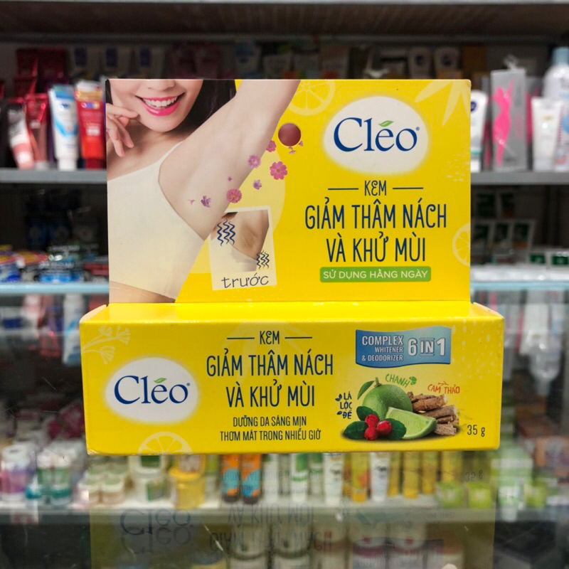 Kem Giảm Thâm Nách Giúp Sáng Da, Mềm Mại Cleo 35g