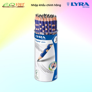 Bút chì đen nhập khẩu Đức Lyra Groove Slim HB L1760100