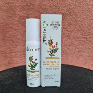 Keo ong xịt họng Vitatree Super Propolis 30ml mẫu mới date 2024