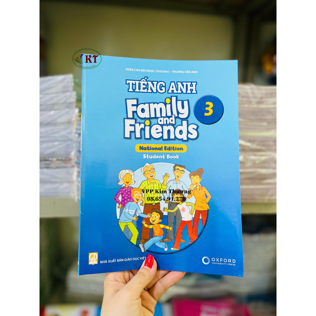 BỘ 2 CUỐN FAMILY AND FRIENDS 3 TẶNG KÈM BÌA BAO KIẾNG