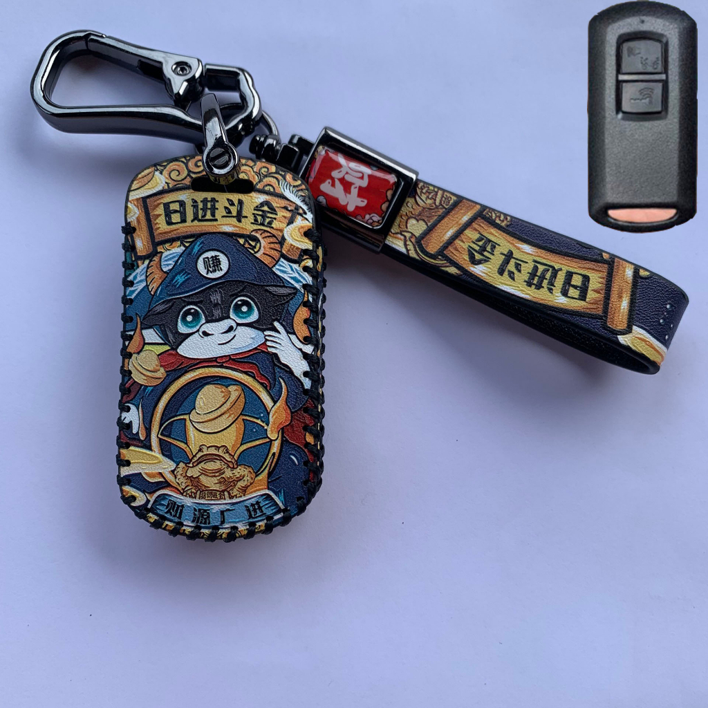 Bao Da Chìa Khóa Honda Air Blade, Vision, Vario, Lead, Click, Handmade, Phong Cách Cá Tính Tài Lộc, Mẫu HOT NHẤT 2023