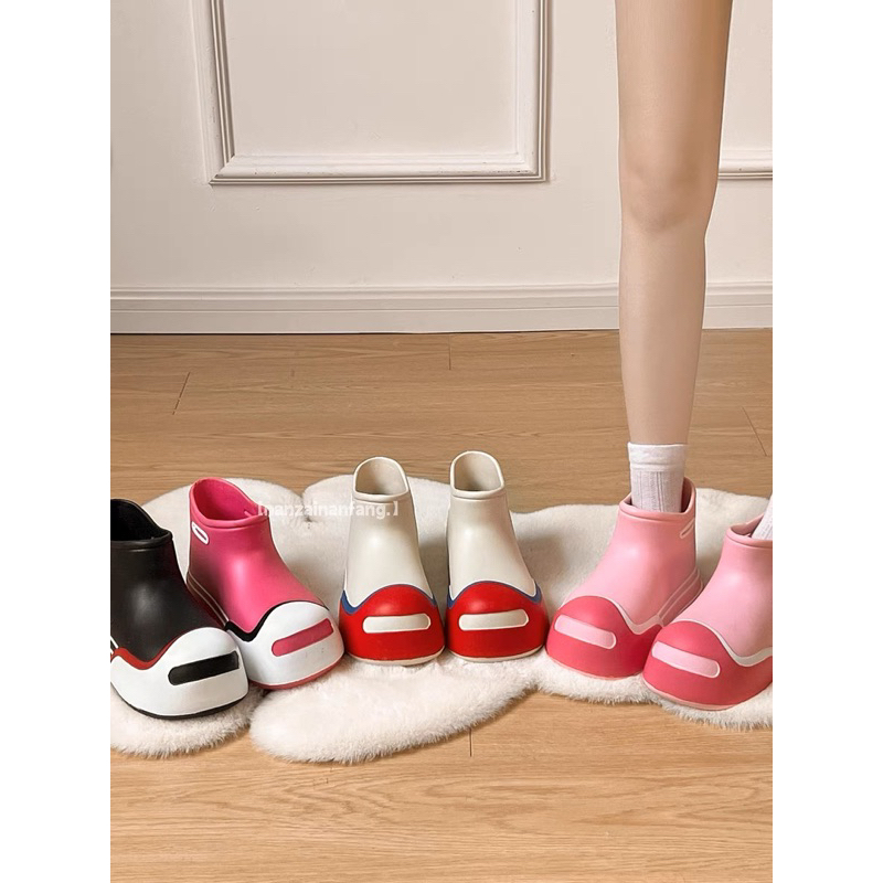 (HÀNG ORDER/Ảnh thật) Boots cao su mario phối màu