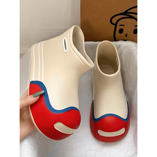 (HÀNG ORDER/Ảnh thật) Boots cao su mario phối màu