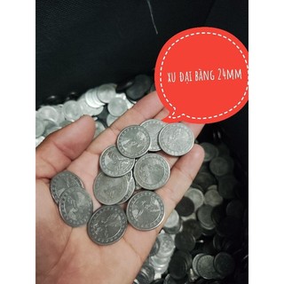 Xu thẻ game 24mm combo 50xu hình đại bàng cũ đã sử dụng