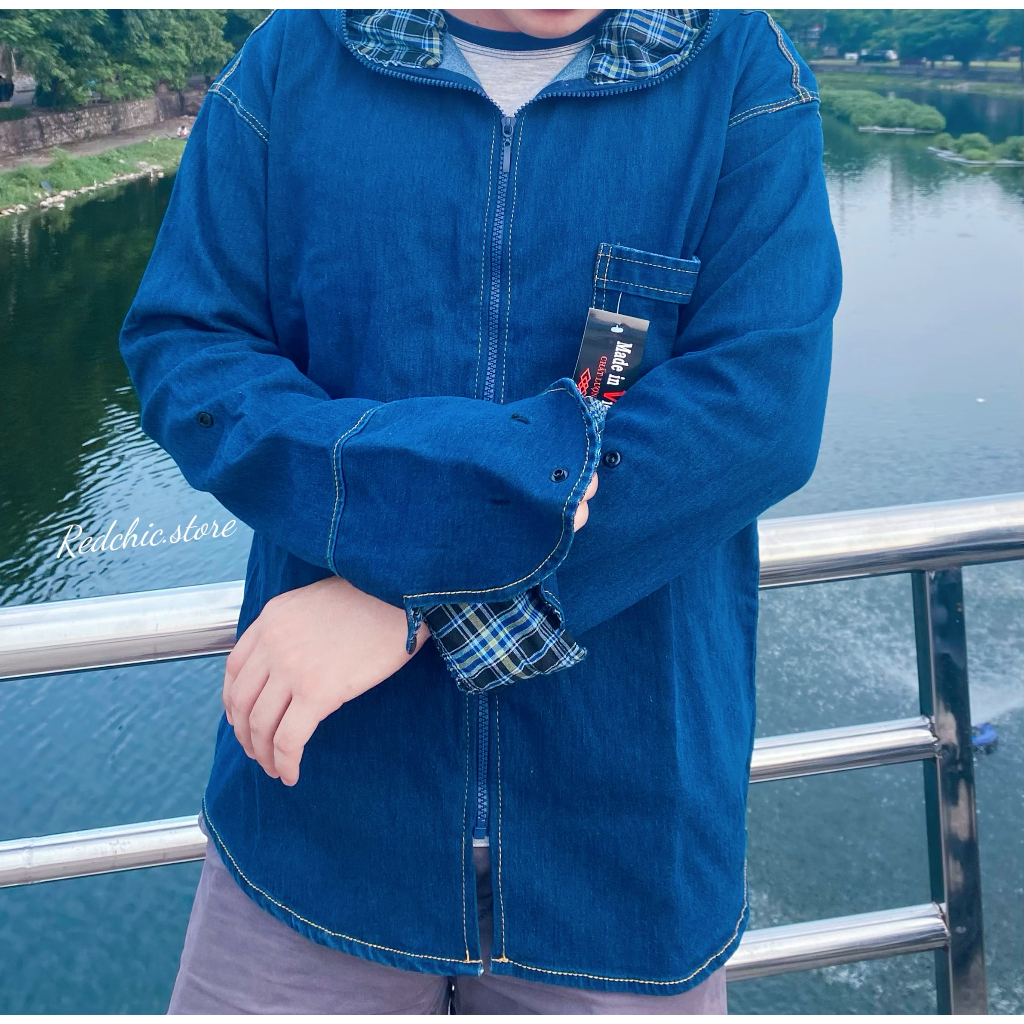 Áo Chống Nắng Nam Vải Bò Dày Dặn Có Size đến 100kg