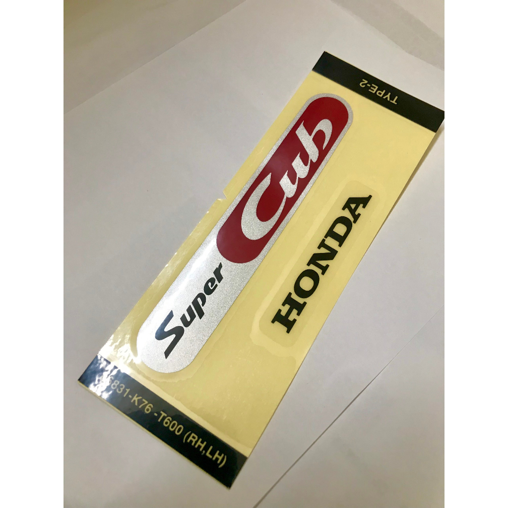 Tem Supercub original chuẩn đẹp