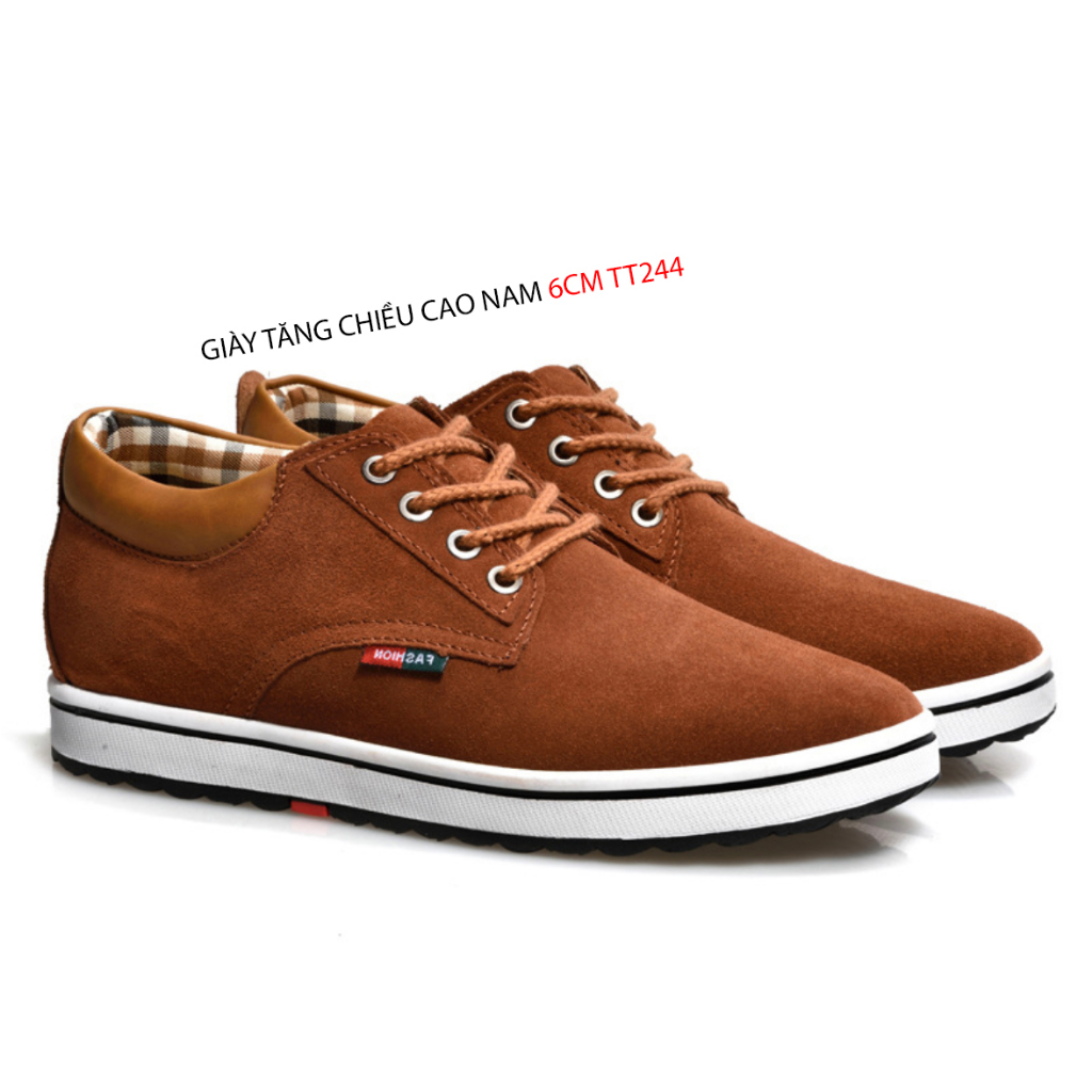 GIÀY TĂNG CHIỀU CAO NAM 6CM TT244