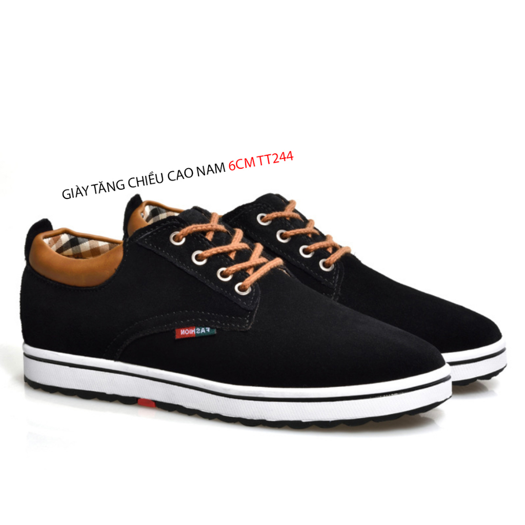 GIÀY TĂNG CHIỀU CAO NAM 6CM TT244