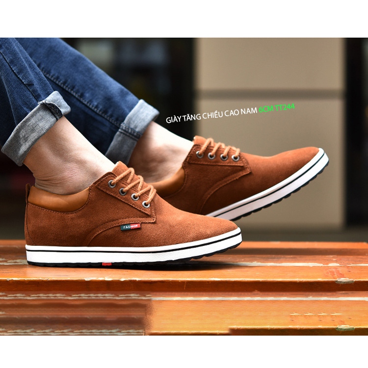 GIÀY TĂNG CHIỀU CAO NAM 6CM TT244