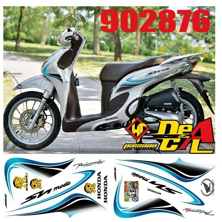 Tem in UV Trong Suốt SH mode Đời 2020-2023