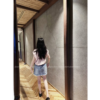 Áo lụa Hàn bo sau [HÌNH THẬT SHOP CHỤP]