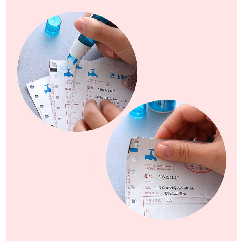 Băng dính, băng keo 2 mặt dạng bút kéo Norino - Có thể thay lõi - 8mx6mm - Dán giấy, DIY, trang trí notebook, planner...