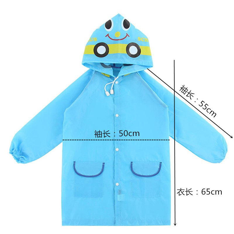 Áo mưa cho bé, áo mưa cute, áo mưa em bé có mũ hình thú dễ thương nhiều màu sắc - Happy Life 4U