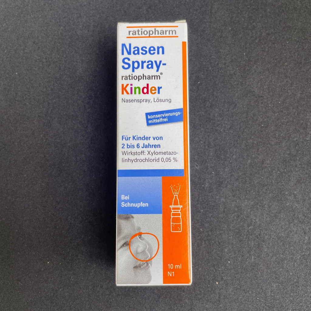 Xịt mũi Nasen - spray ratiopharm Kinder [Hàng nội địa Đức]
