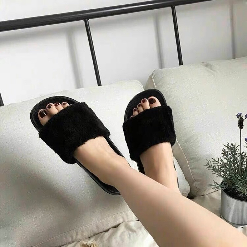 Dép quai lông mịn cao su non siêu êm- ORD