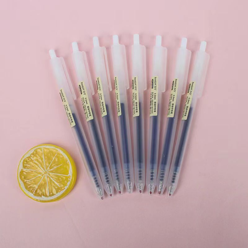 Bút bi bấm mực đen ngòi 0.5mm - bút gel đen đỏ xanh 0.5mm