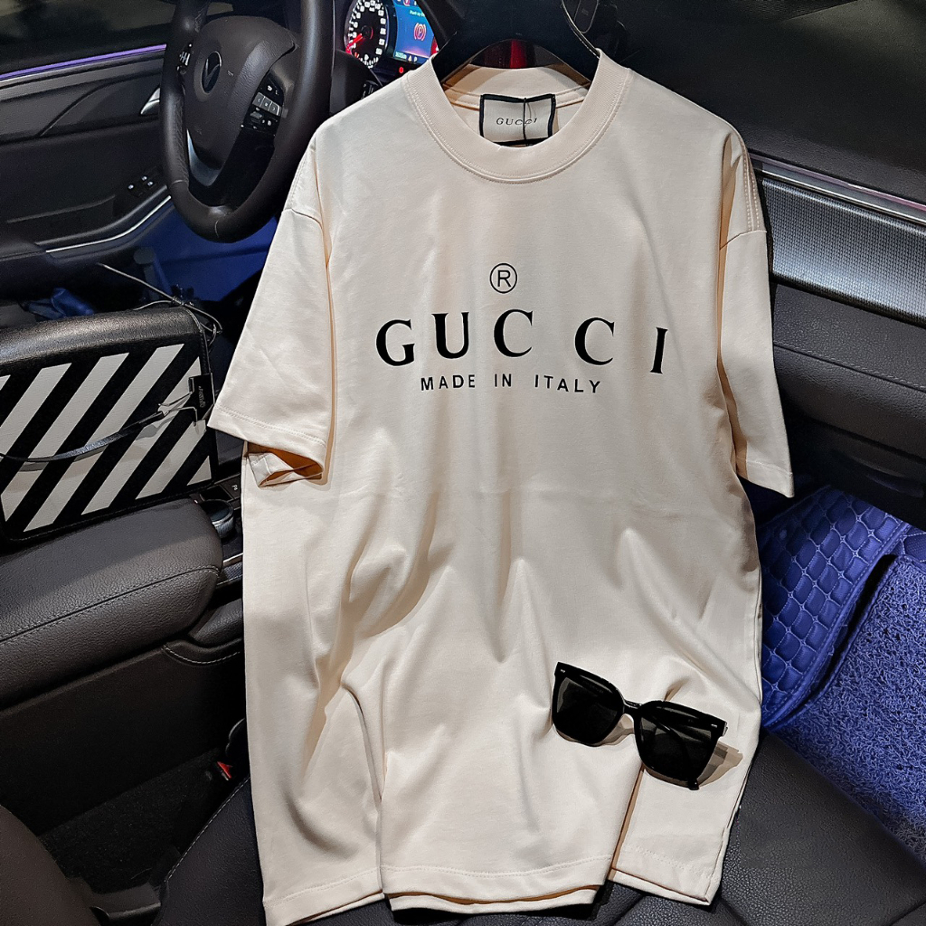 Áo Thun Guc ci Italy Form Rộng Tay Lỡ Vải Cotton 100% , Áo Phông Local Brand Unisex Nam Nữ | BigBuy360 - bigbuy360.vn