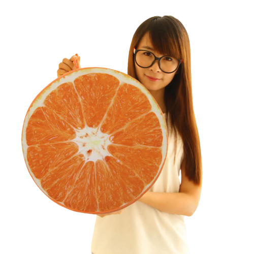ĐỆM NGỒI IN TRÁI CÂY 3D