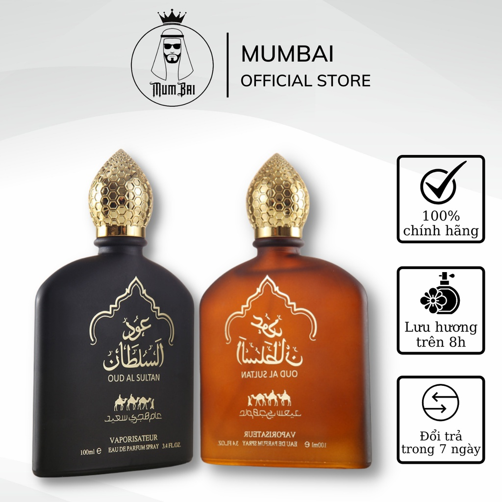 Nước hoa nữ - Nước hoa Dubai chính hãng giá rẻ thơm lâu Nước hoa Dubai OUD SULTAN cao cấp Lưu hương trên 8h
