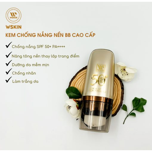Kem Chống Nắng Nền WSkin BB Flash Up Sun 40ml SPF50+ PA++++