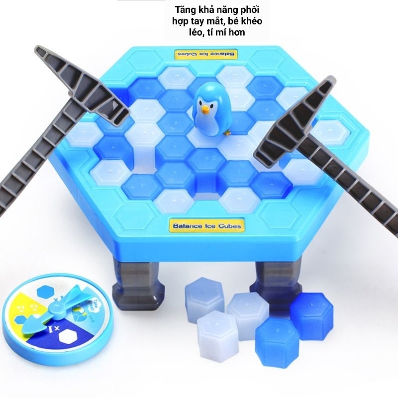 Đồ chơi cho bé tảng băng thăng bằng với chú chim cánh cụt đáng yêu  - Đồ chơi cho trẻ NS KIDS