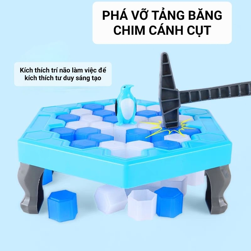 Đồ chơi cho bé tảng băng thăng bằng với chú chim cánh cụt đáng yêu  - Đồ chơi cho trẻ NS KIDS
